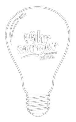 Glühbirne, Glühdraht mit FÿHRSORGER-Logo